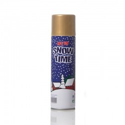 ΣΠΡΕΥ SNOW TIME 250ML GOLD REMOVABLE ΣΠΡΕΥ SNOW TIME 250ML GOLD REMOVABLE